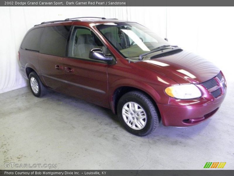 Dark Garnet Red Pearl / Sandstone 2002 Dodge Grand Caravan Sport