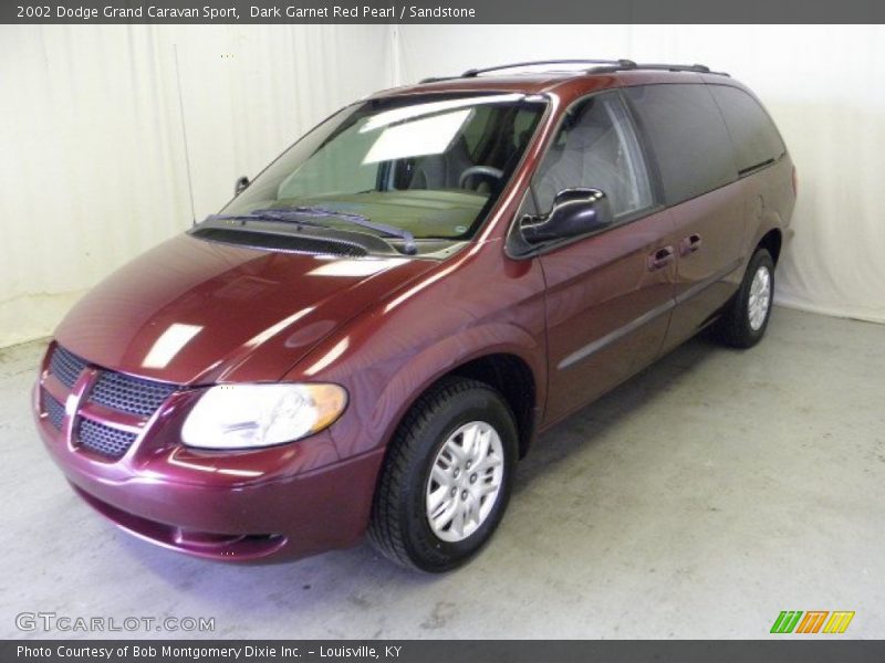 Dark Garnet Red Pearl / Sandstone 2002 Dodge Grand Caravan Sport