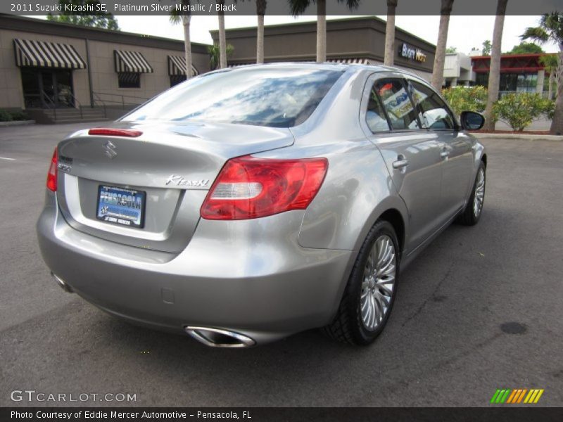 Platinum Silver Metallic / Black 2011 Suzuki Kizashi SE