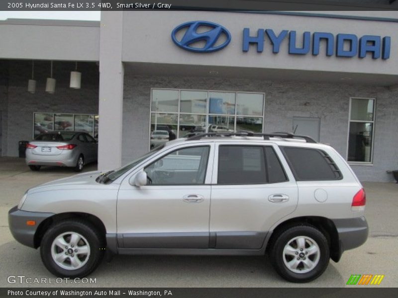 Smart Silver / Gray 2005 Hyundai Santa Fe LX 3.5 4WD