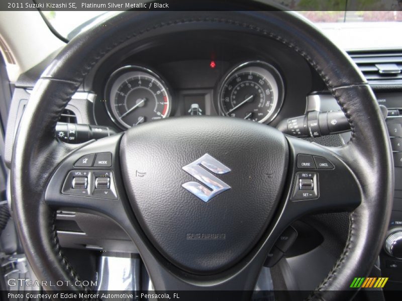 Platinum Silver Metallic / Black 2011 Suzuki Kizashi SE