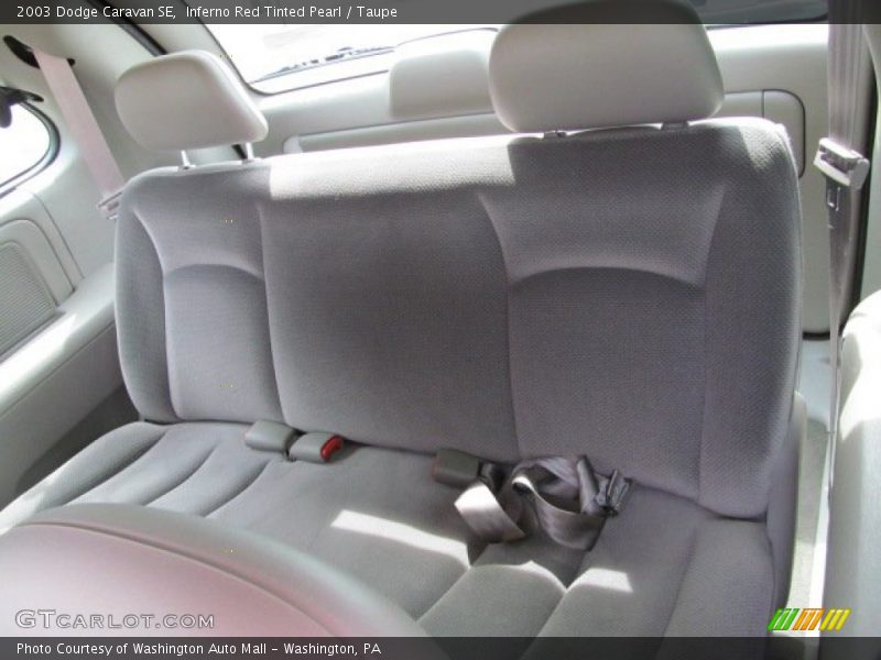 Inferno Red Tinted Pearl / Taupe 2003 Dodge Caravan SE