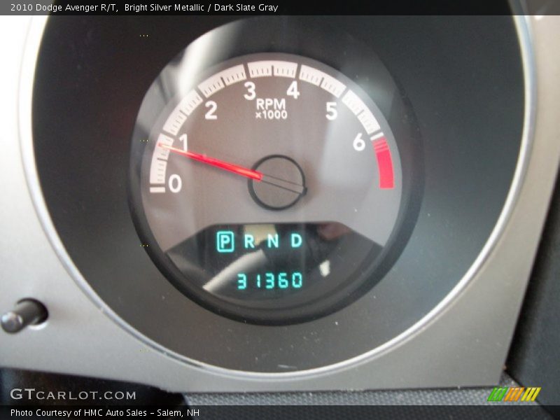 Bright Silver Metallic / Dark Slate Gray 2010 Dodge Avenger R/T