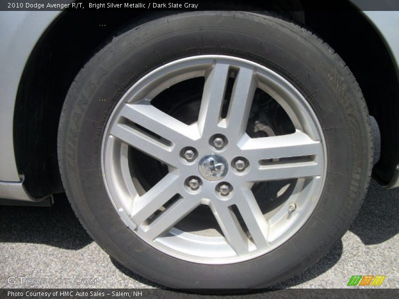 Bright Silver Metallic / Dark Slate Gray 2010 Dodge Avenger R/T