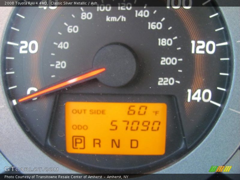 Classic Silver Metallic / Ash 2008 Toyota RAV4 4WD