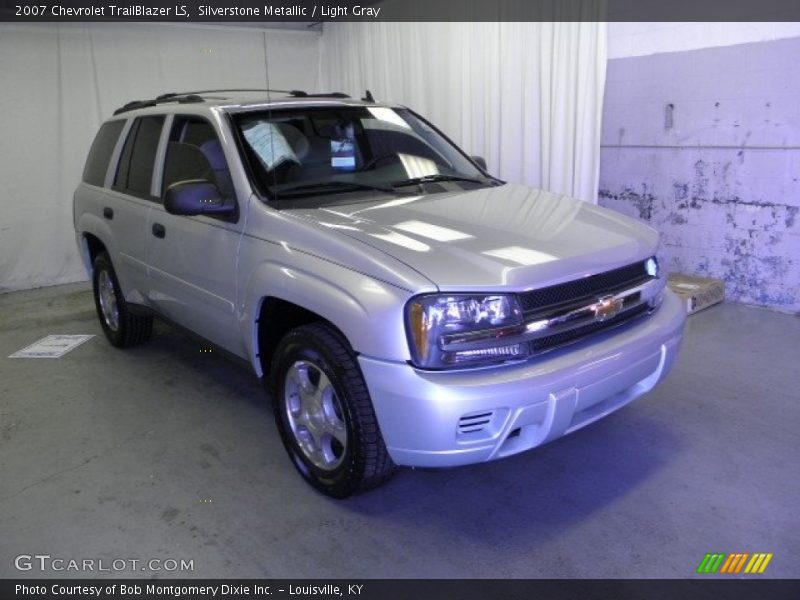 Silverstone Metallic / Light Gray 2007 Chevrolet TrailBlazer LS