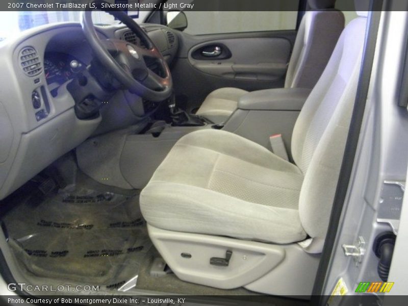 Silverstone Metallic / Light Gray 2007 Chevrolet TrailBlazer LS