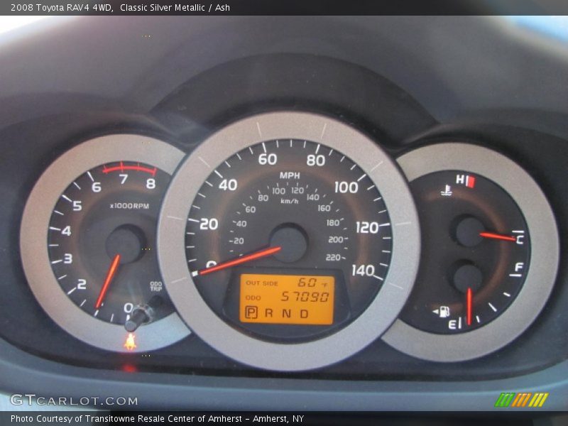 Classic Silver Metallic / Ash 2008 Toyota RAV4 4WD