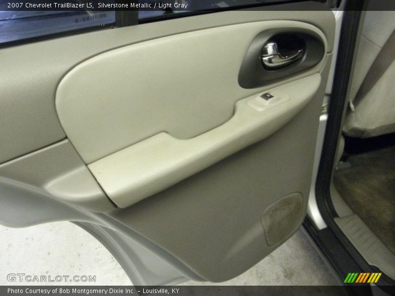 Silverstone Metallic / Light Gray 2007 Chevrolet TrailBlazer LS