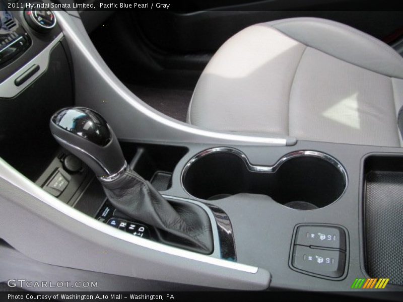 Pacific Blue Pearl / Gray 2011 Hyundai Sonata Limited