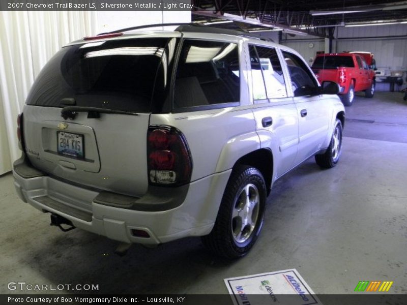Silverstone Metallic / Light Gray 2007 Chevrolet TrailBlazer LS