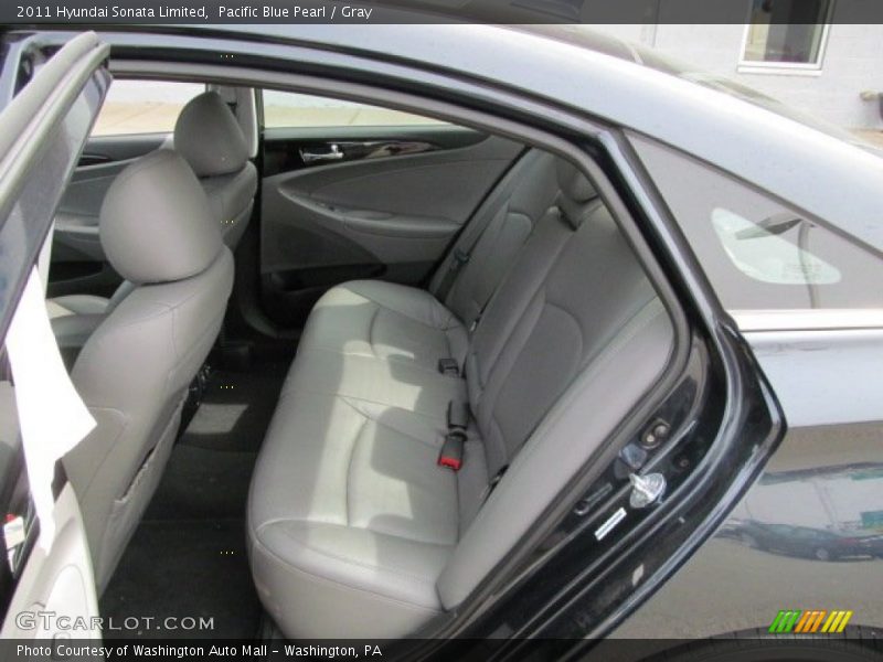 Pacific Blue Pearl / Gray 2011 Hyundai Sonata Limited
