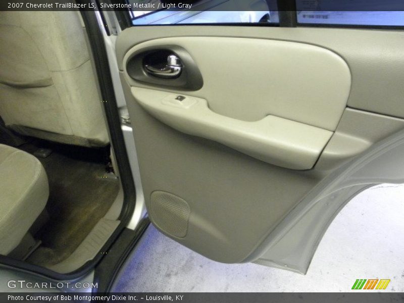 Silverstone Metallic / Light Gray 2007 Chevrolet TrailBlazer LS