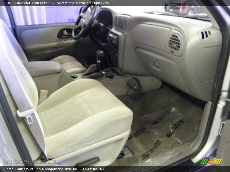 Silverstone Metallic / Light Gray 2007 Chevrolet TrailBlazer LS