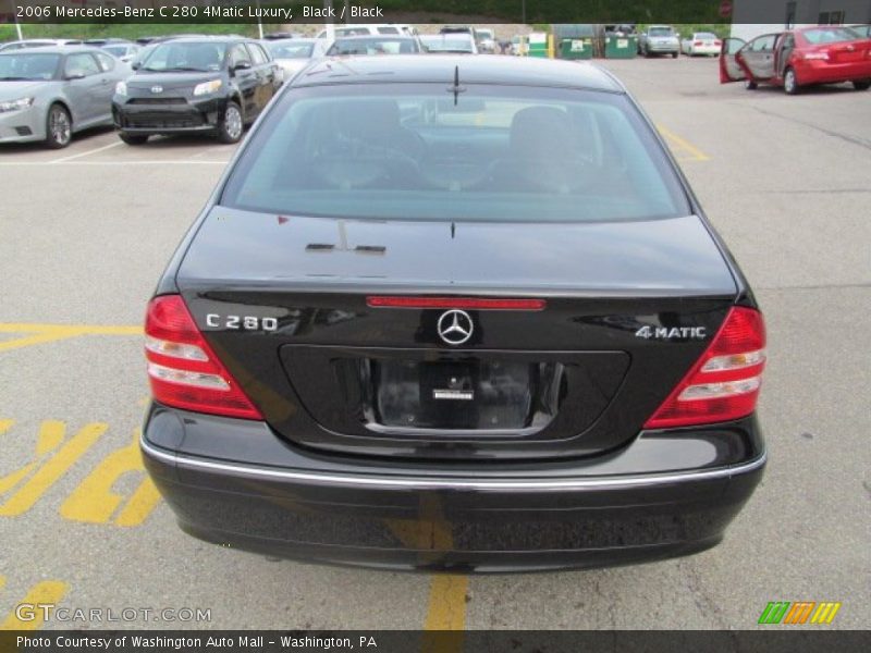 Black / Black 2006 Mercedes-Benz C 280 4Matic Luxury