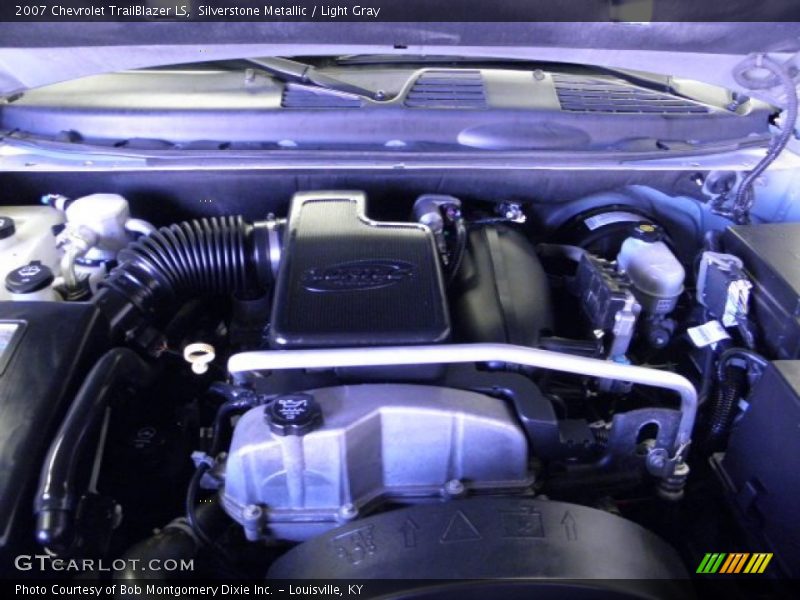 Silverstone Metallic / Light Gray 2007 Chevrolet TrailBlazer LS