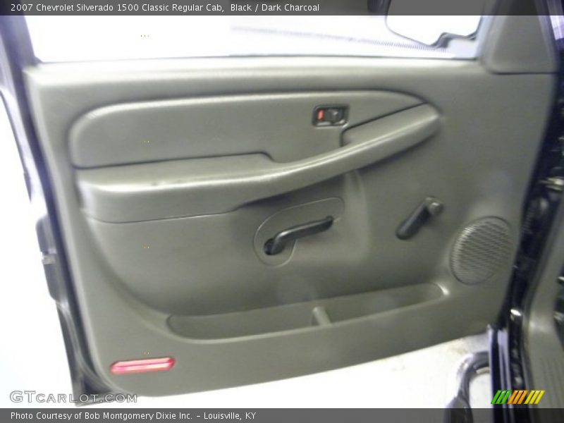 Black / Dark Charcoal 2007 Chevrolet Silverado 1500 Classic Regular Cab