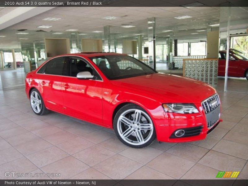 Brilliant Red / Black 2010 Audi S4 3.0 quattro Sedan