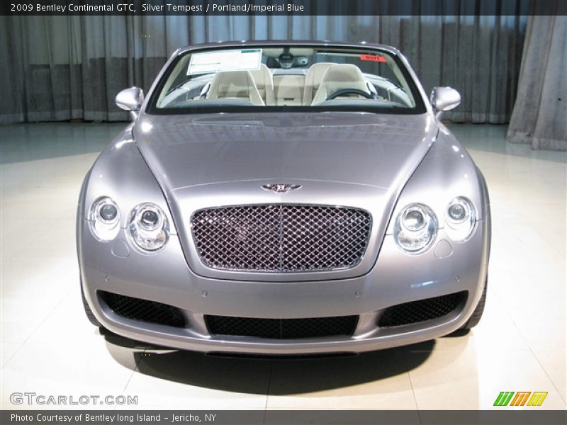 Silver Tempest / Portland/Imperial Blue 2009 Bentley Continental GTC