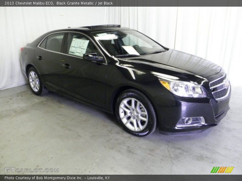 Black Granite Metallic / Jet Black 2013 Chevrolet Malibu ECO