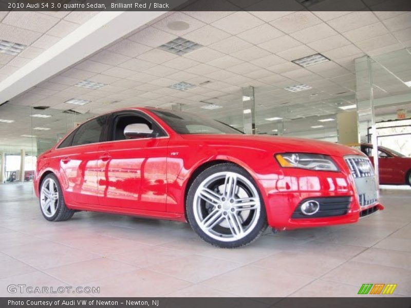 Brilliant Red / Black 2010 Audi S4 3.0 quattro Sedan