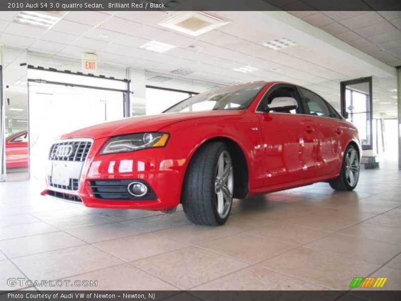 Brilliant Red / Black 2010 Audi S4 3.0 quattro Sedan