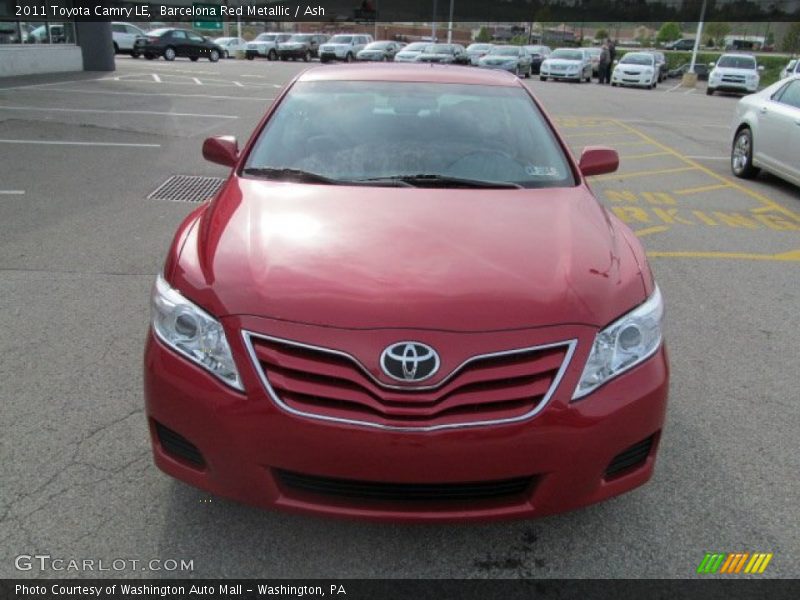 Barcelona Red Metallic / Ash 2011 Toyota Camry LE