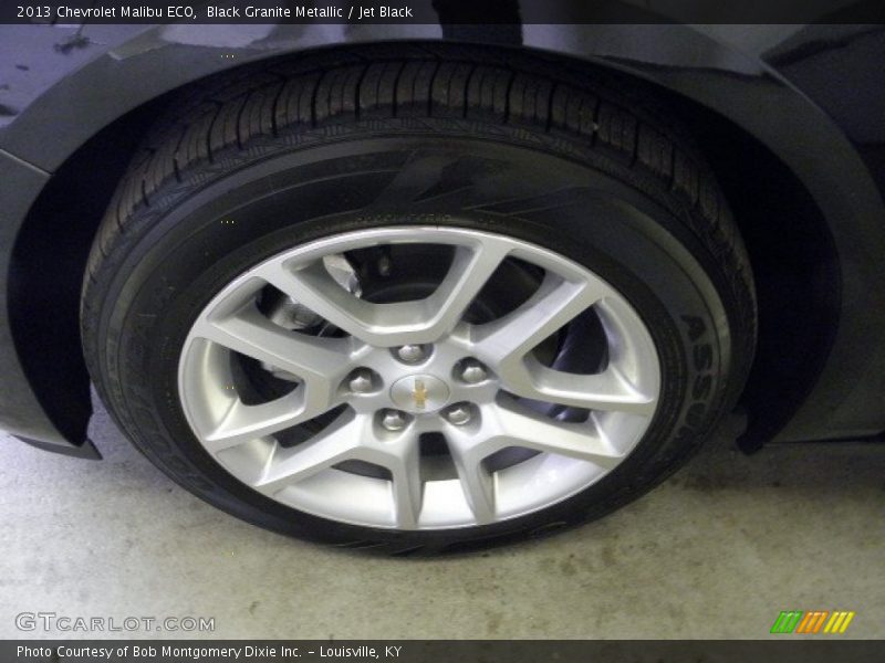 Black Granite Metallic / Jet Black 2013 Chevrolet Malibu ECO