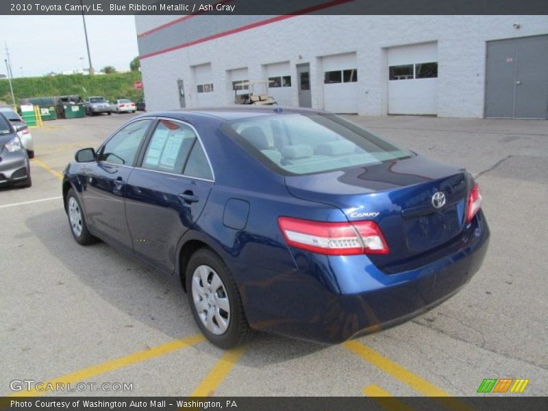 Blue Ribbon Metallic / Ash Gray 2010 Toyota Camry LE