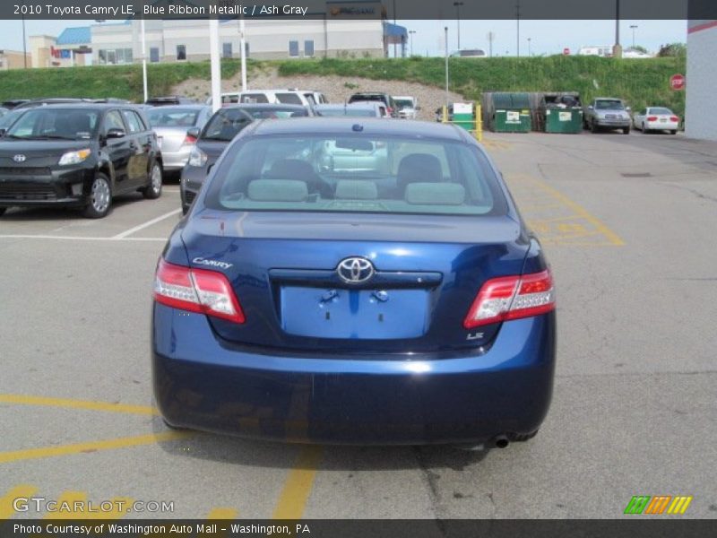Blue Ribbon Metallic / Ash Gray 2010 Toyota Camry LE