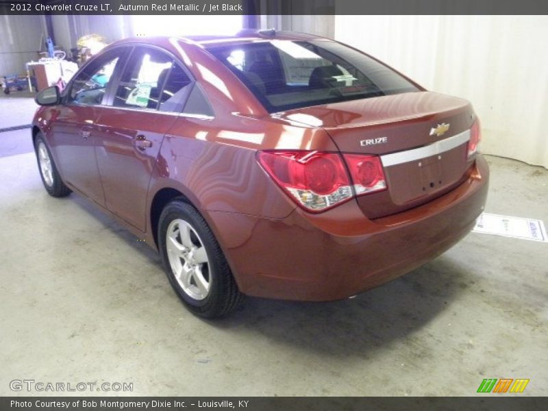 Autumn Red Metallic / Jet Black 2012 Chevrolet Cruze LT