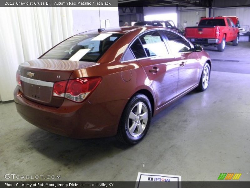 Autumn Red Metallic / Jet Black 2012 Chevrolet Cruze LT