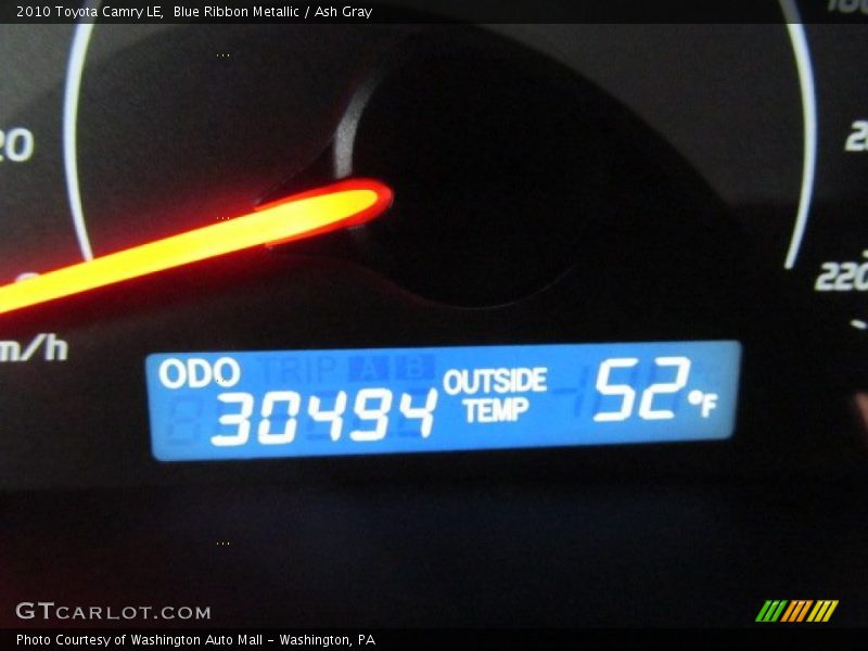 Blue Ribbon Metallic / Ash Gray 2010 Toyota Camry LE