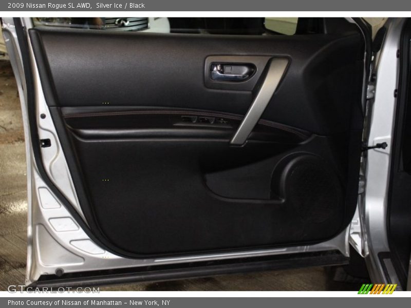 Silver Ice / Black 2009 Nissan Rogue SL AWD