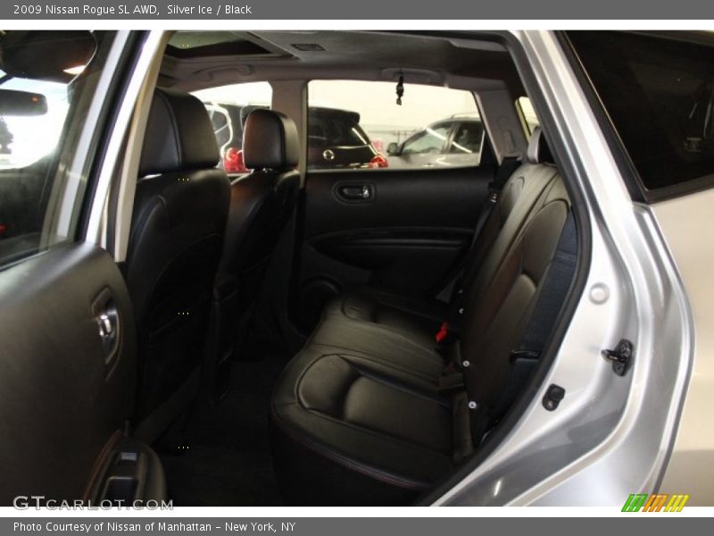 Silver Ice / Black 2009 Nissan Rogue SL AWD