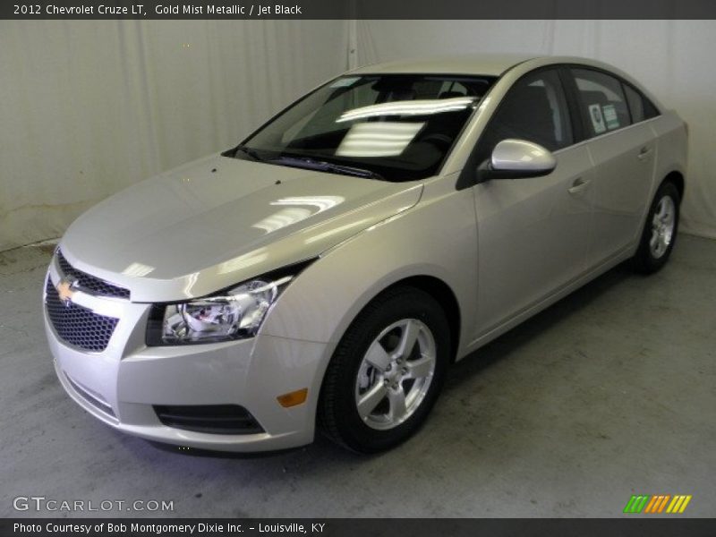 Gold Mist Metallic / Jet Black 2012 Chevrolet Cruze LT