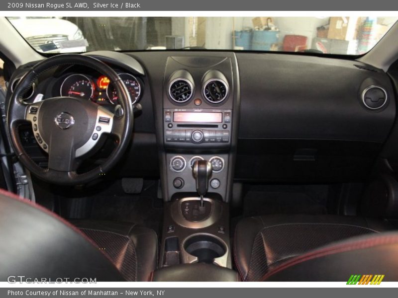 Silver Ice / Black 2009 Nissan Rogue SL AWD