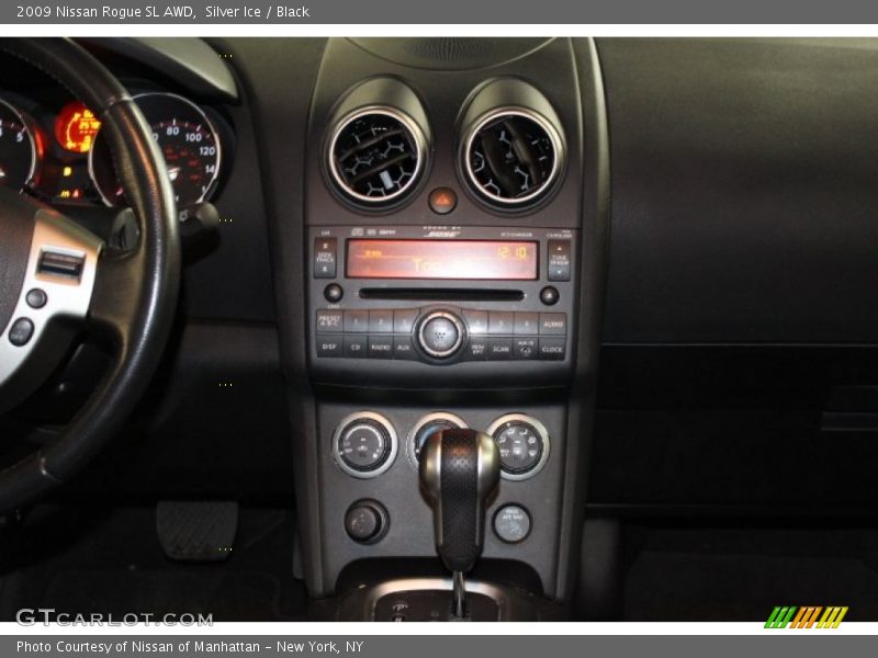 Silver Ice / Black 2009 Nissan Rogue SL AWD