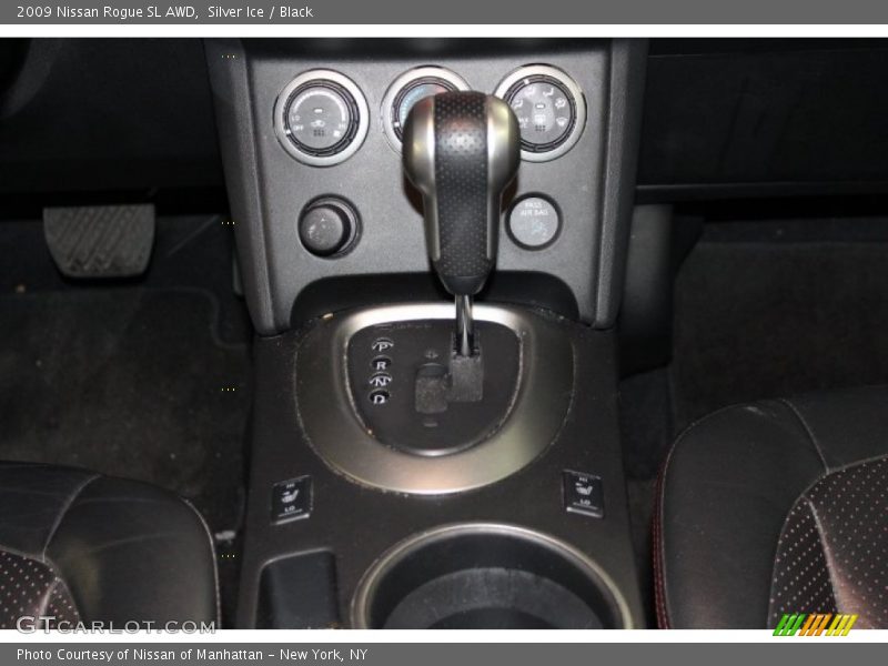 Silver Ice / Black 2009 Nissan Rogue SL AWD
