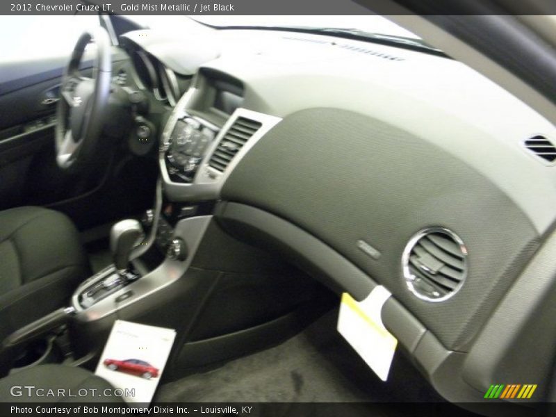 Gold Mist Metallic / Jet Black 2012 Chevrolet Cruze LT