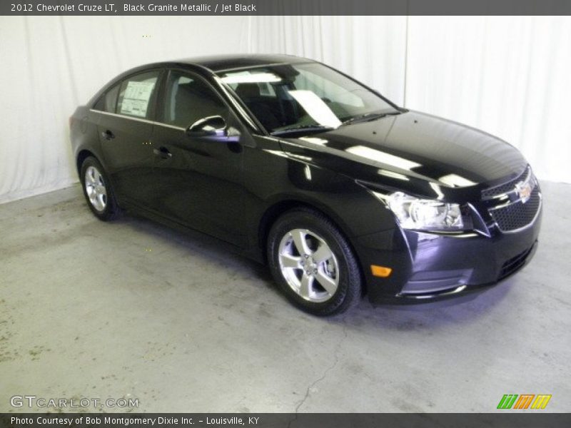 Black Granite Metallic / Jet Black 2012 Chevrolet Cruze LT