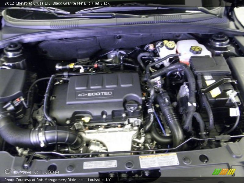 Black Granite Metallic / Jet Black 2012 Chevrolet Cruze LT