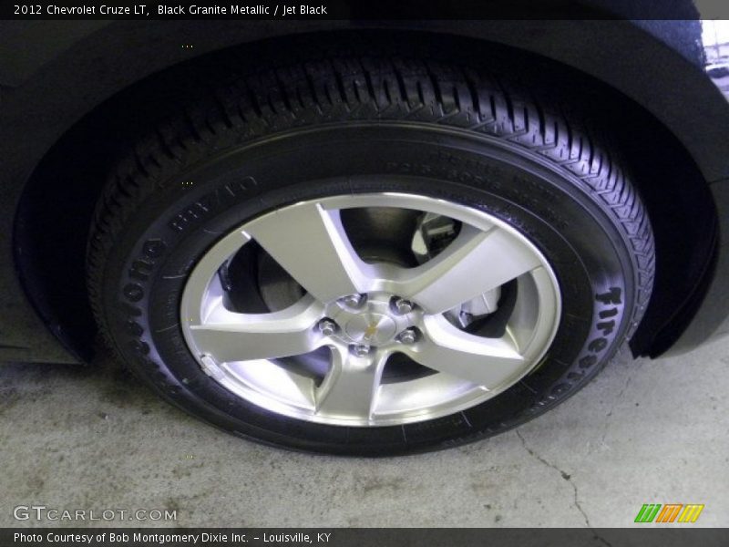 Black Granite Metallic / Jet Black 2012 Chevrolet Cruze LT
