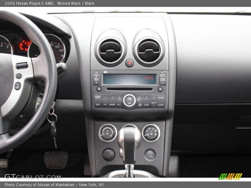 Wicked Black / Black 2009 Nissan Rogue S AWD