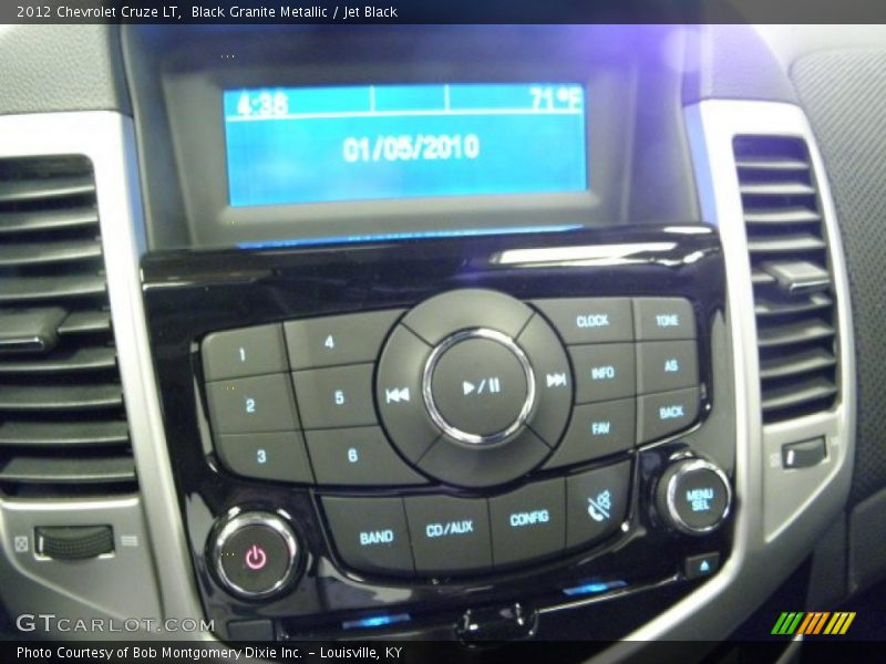 Black Granite Metallic / Jet Black 2012 Chevrolet Cruze LT