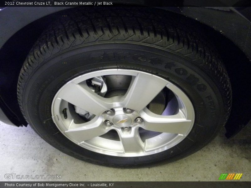 Black Granite Metallic / Jet Black 2012 Chevrolet Cruze LT