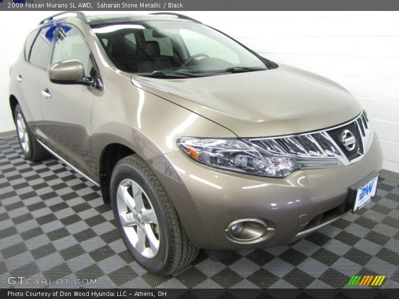 Saharan Stone Metallic / Black 2009 Nissan Murano SL AWD