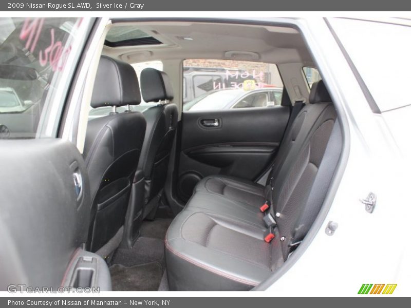 Silver Ice / Gray 2009 Nissan Rogue SL AWD