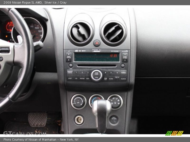 Silver Ice / Gray 2009 Nissan Rogue SL AWD