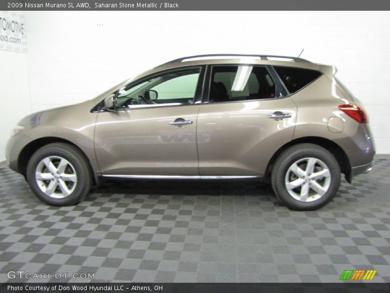 Saharan Stone Metallic / Black 2009 Nissan Murano SL AWD